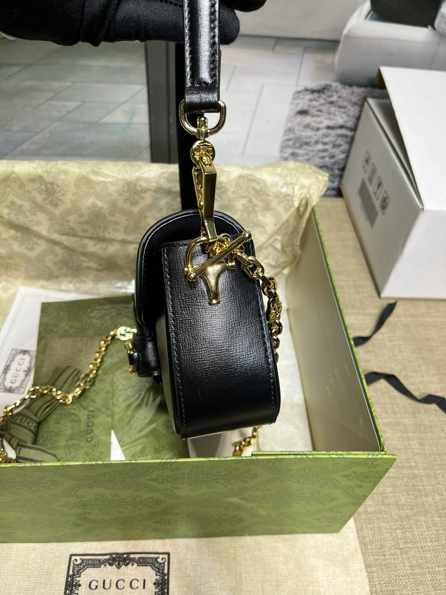 구찌 홀스빗 1955 숄더백