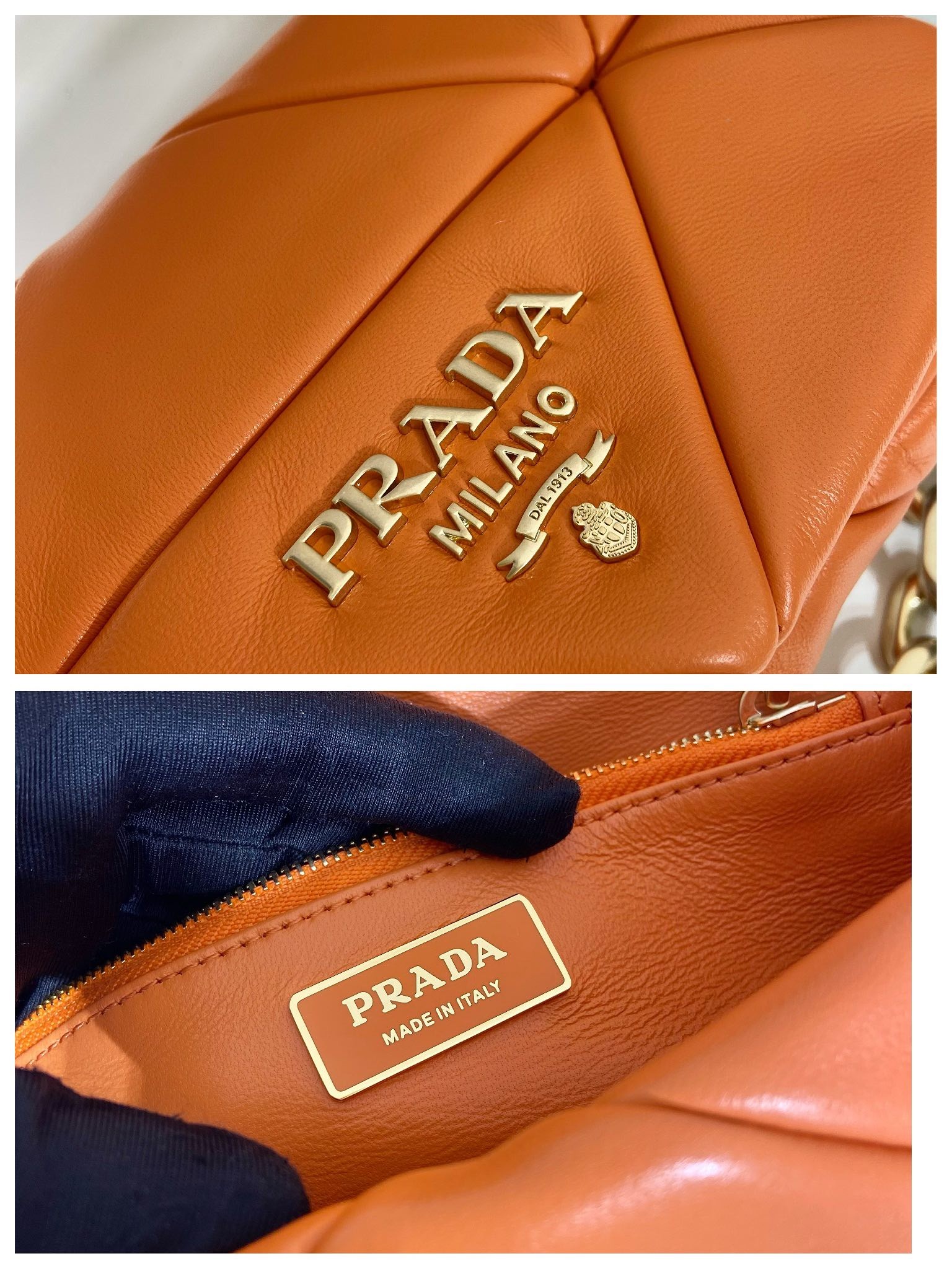 프라다 PRADA 시스템 나파 숄더백