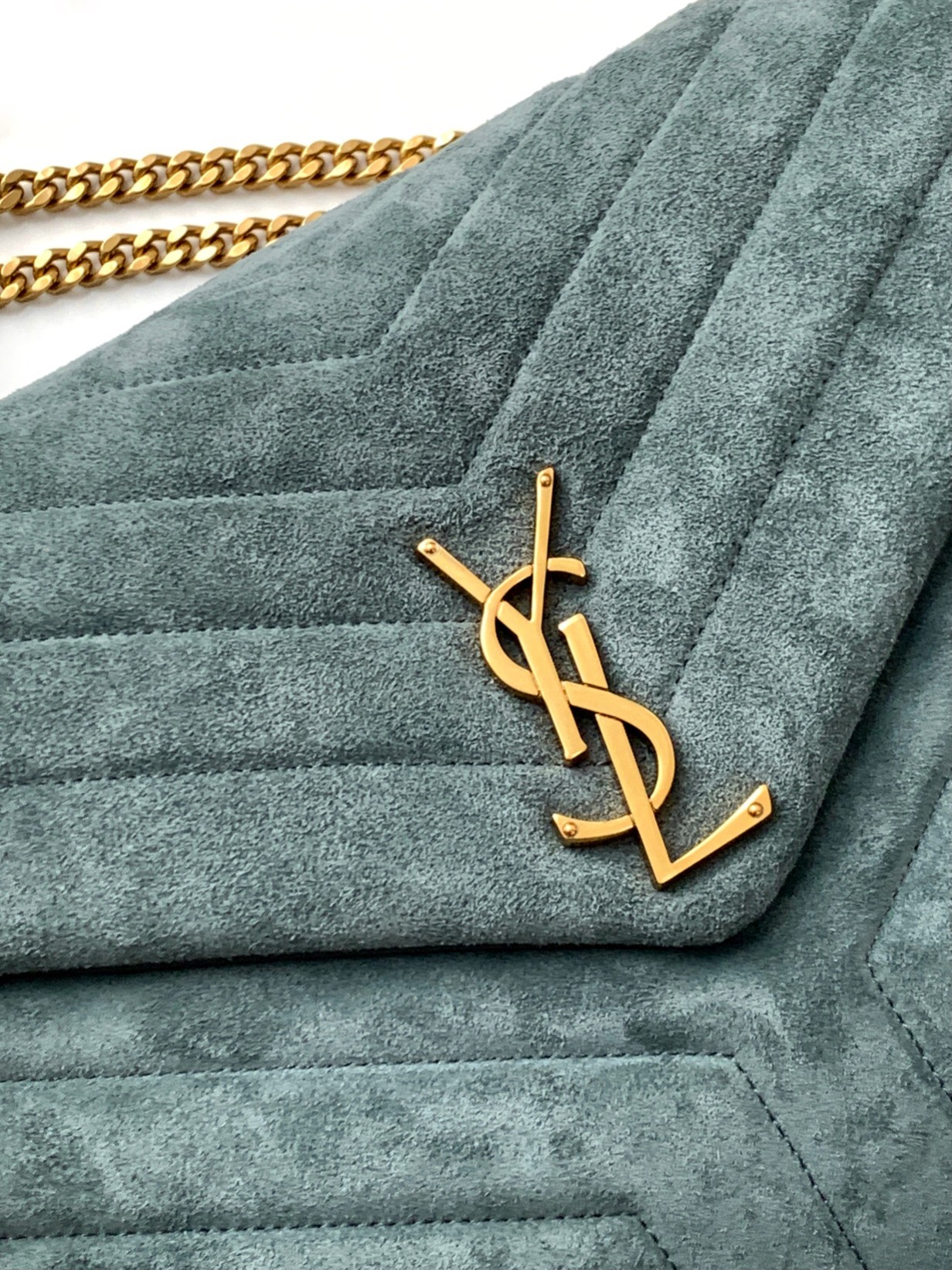 세인트로랑 선셋 모노그램 사첼백 미듐