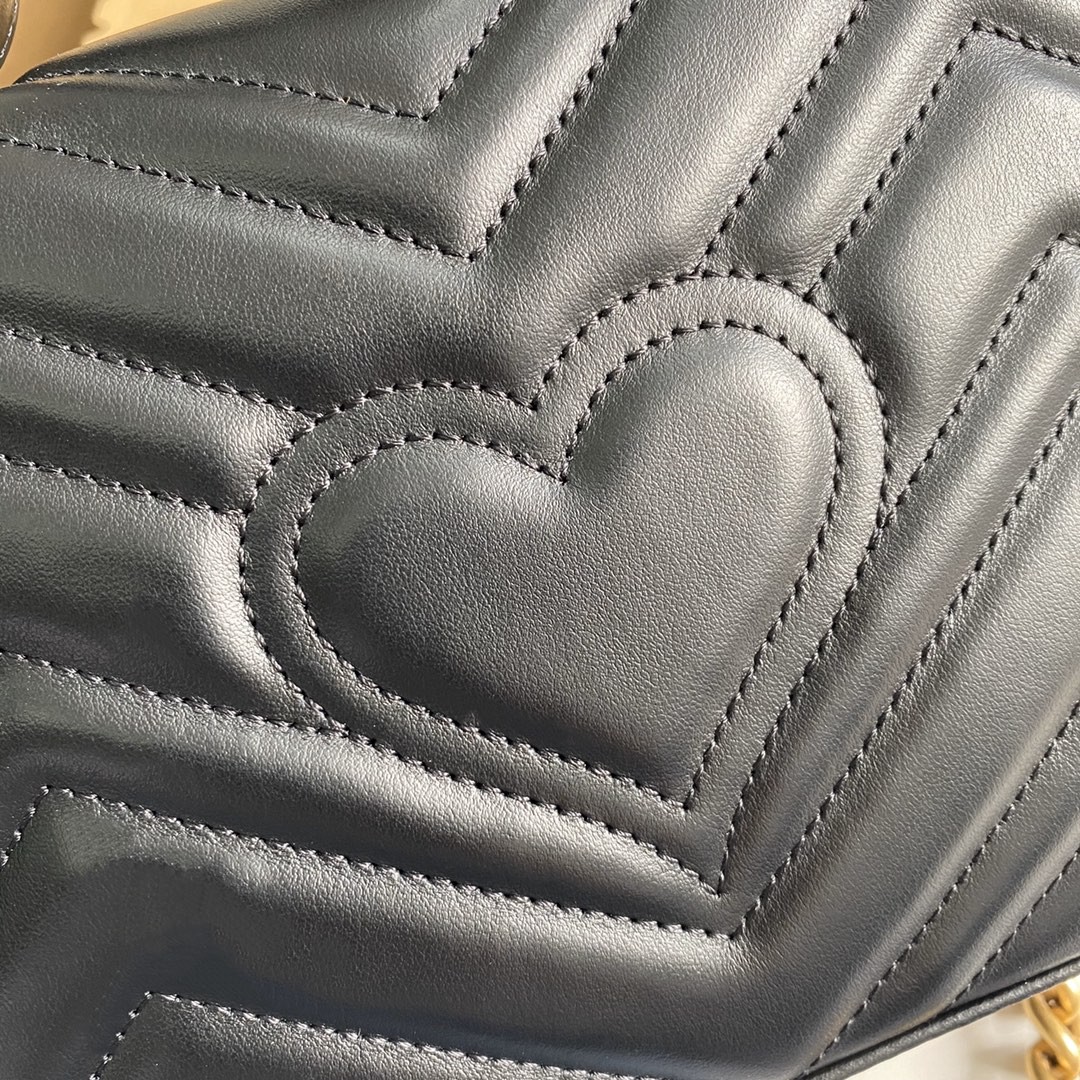 구찌 GUCCI GG 마몬트 미니 탑 핸들백