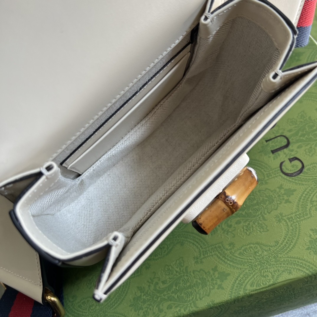 구찌 GUCCI 뱀부 1947 미니 탑 핸들백