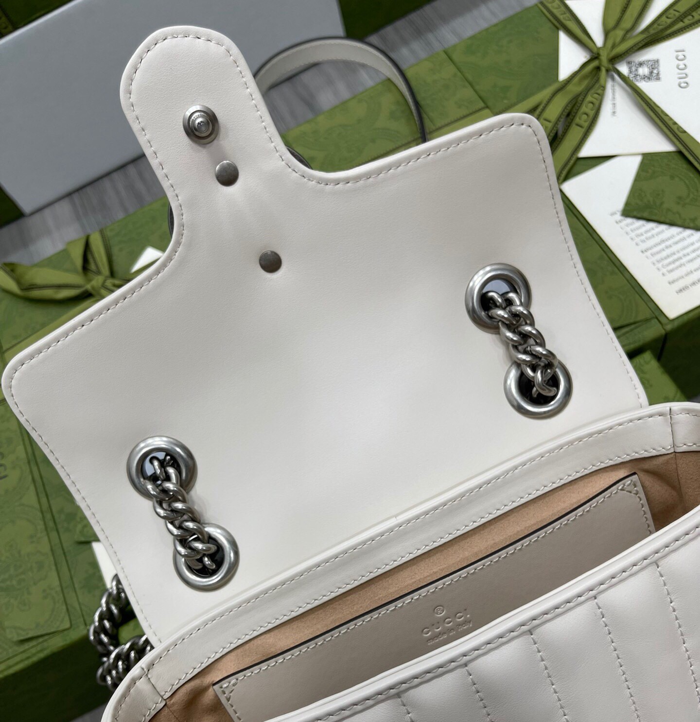 구찌 GUCCI 마틀라세 스몰 숄더 백