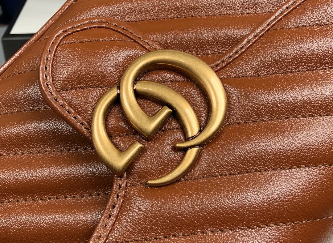 구찌 GUCCI 마몬트 탑 핸들 숄더 백