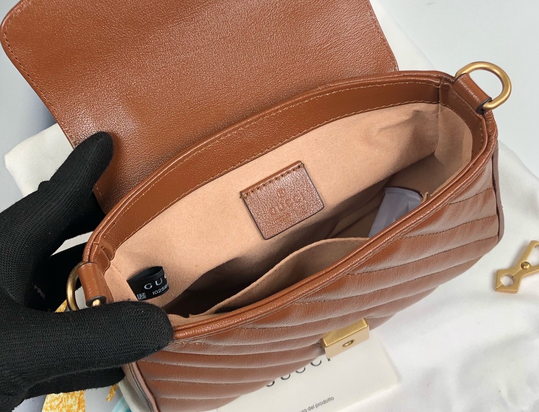 구찌 GUCCI 마몬트 탑 핸들 숄더 백