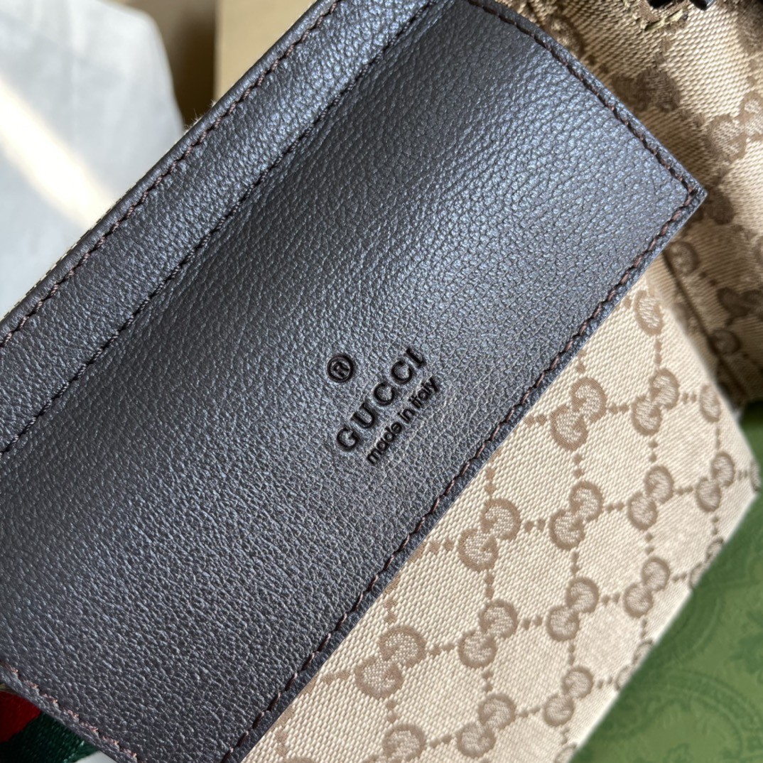 구찌 GUCCI GG 자가드 투포켓 힙색