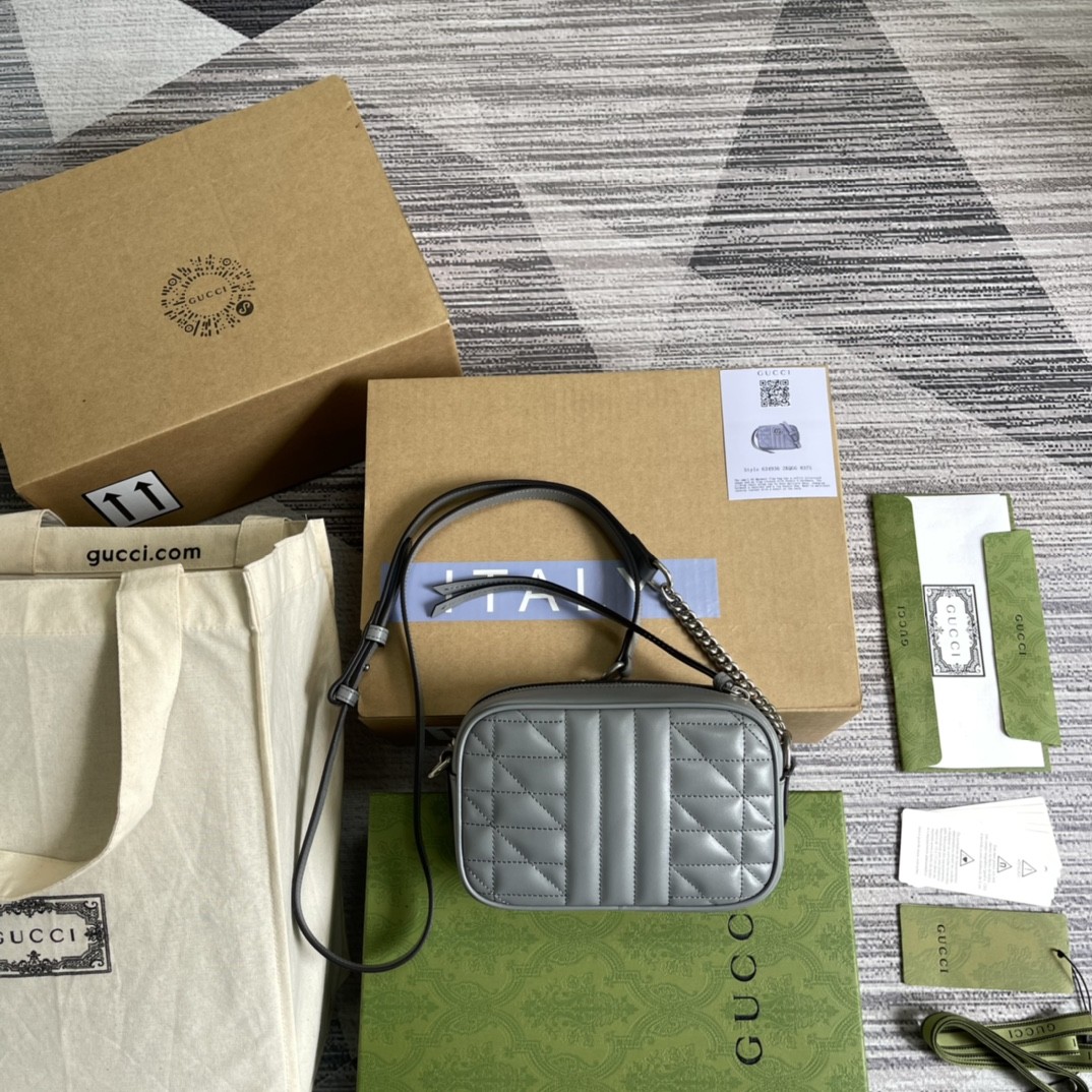 구찌 GUCCI 마몬트 마틀라세 미니 숄더백