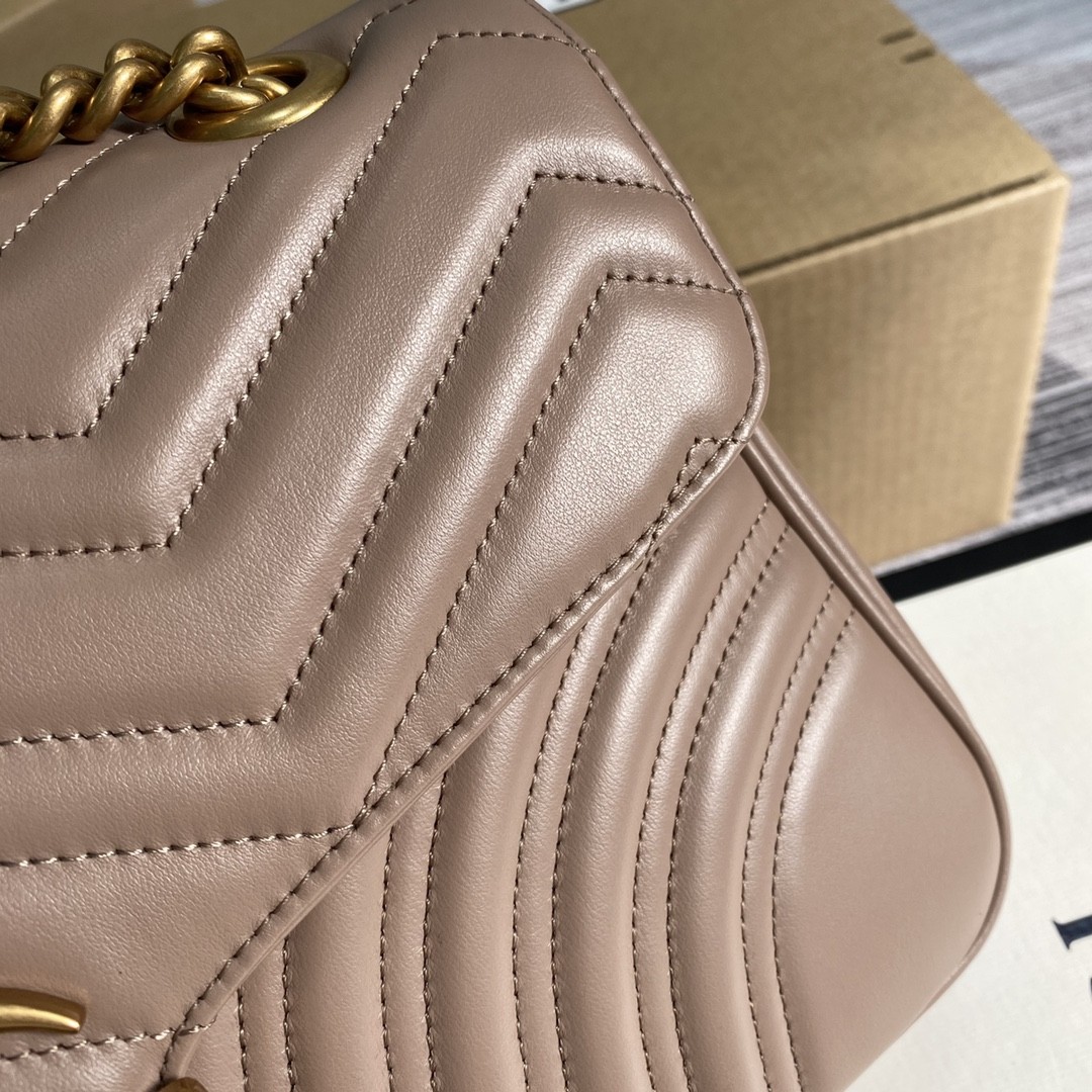 구찌 GUCCI 마몬트 마틀라세 미디움 숄더백