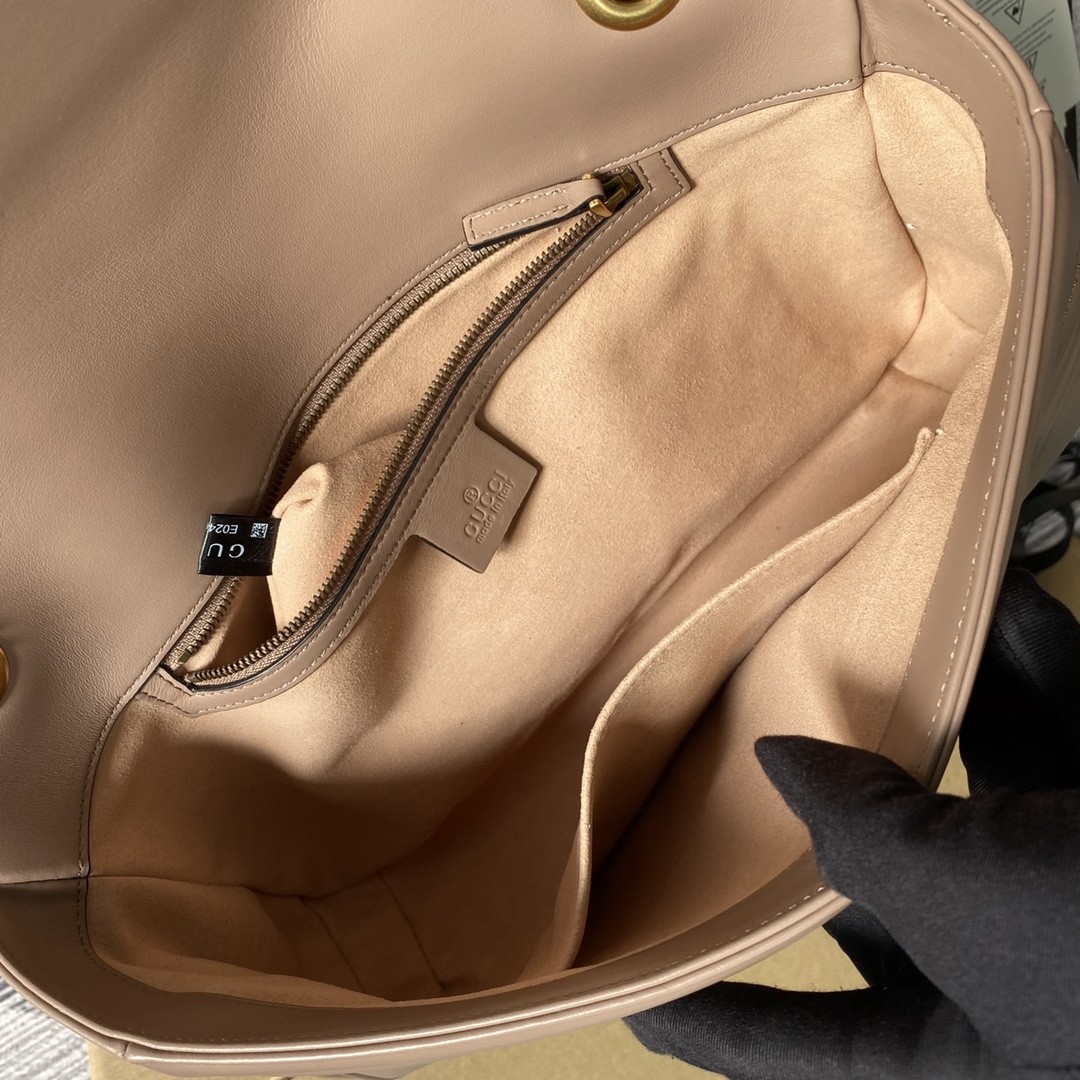 구찌 GUCCI 마몬트 마틀라세 미디움 숄더백