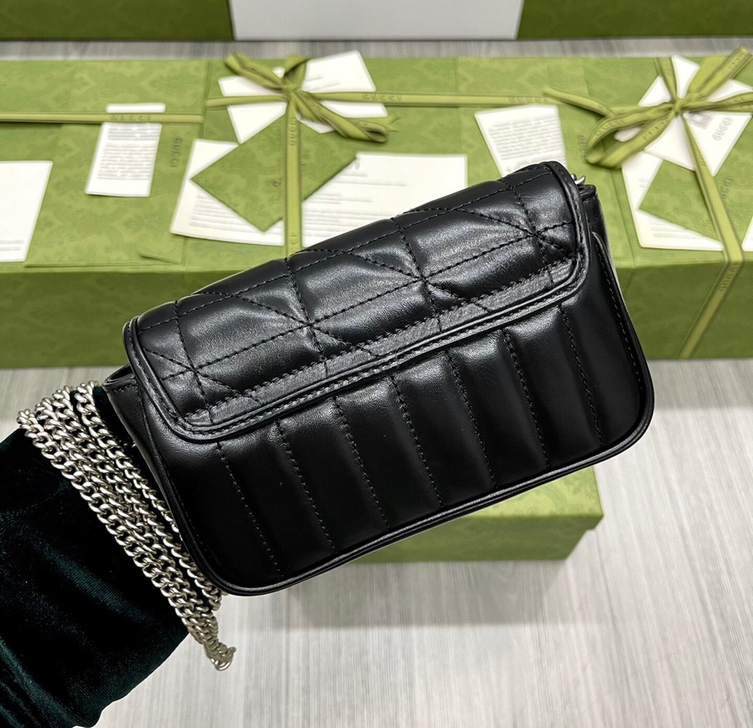 구찌 GUCCI 마몬트 마틀라세 슈퍼 미니 백