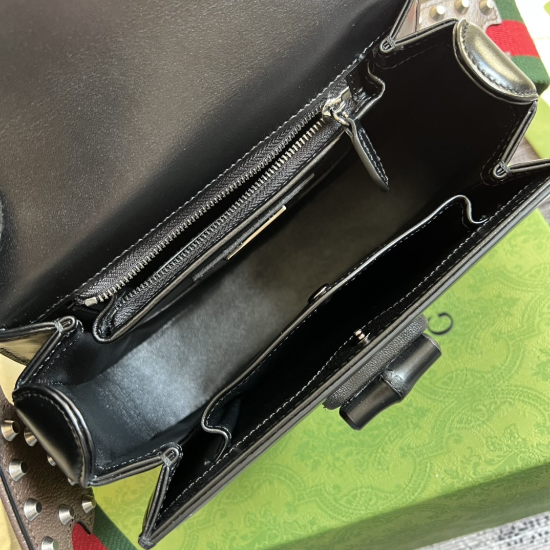 구찌 GUCCI 뱀부 1947 스몰 탑 핸들백