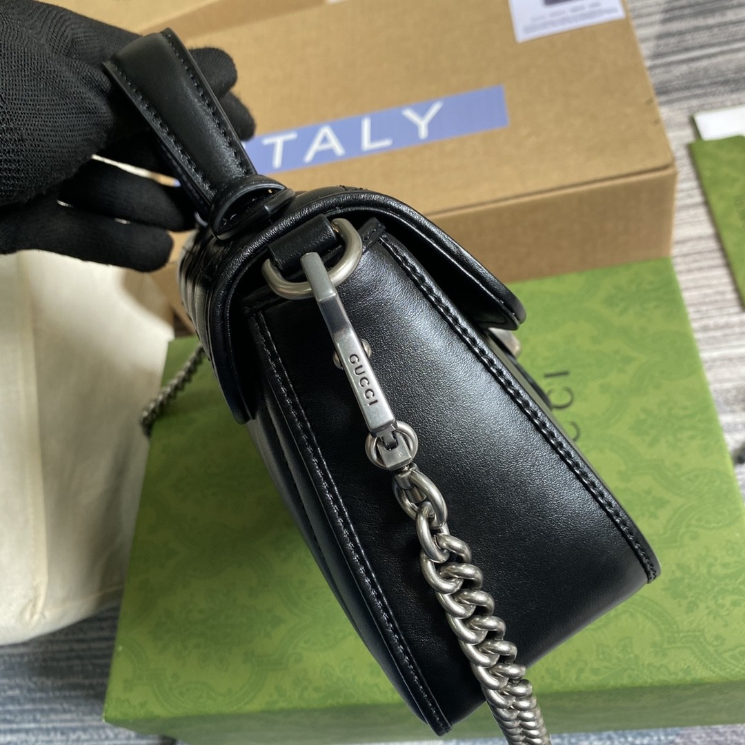 구찌 GUCCI 마몬트 미니 탑 핸들백