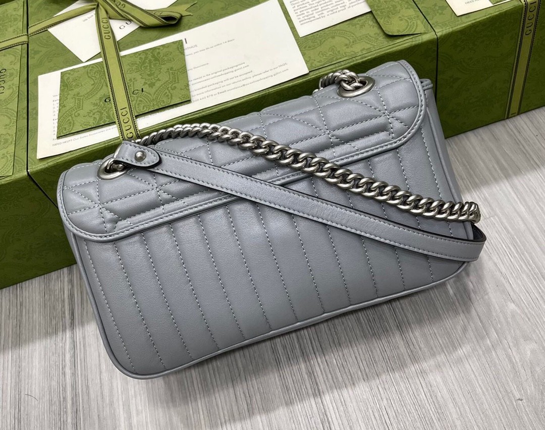 구찌 GUCCI 마몬트 마틀라세 스몰 숄더 백