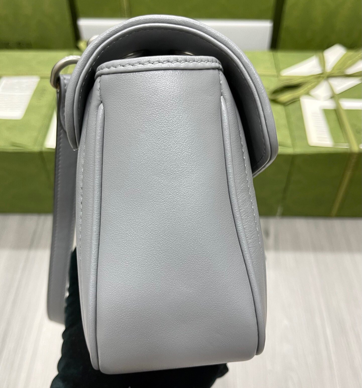 구찌 GUCCI 마몬트 마틀라세 스몰 숄더 백