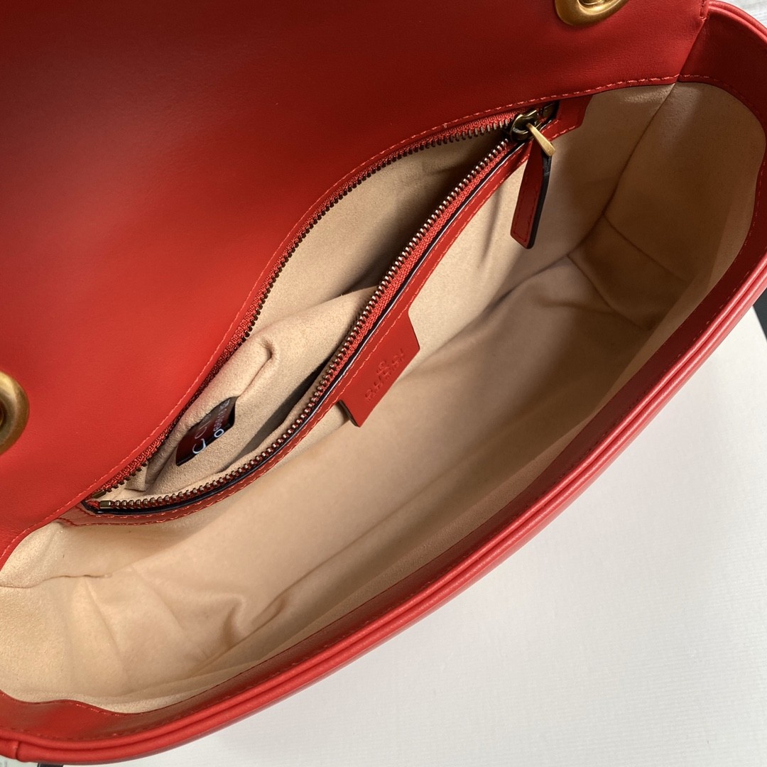 구찌 GUCCI GG 마몬트 미디움 마틀라세 숄더 백