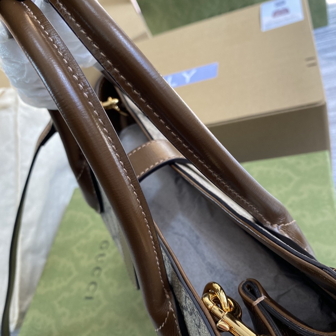 구찌 GUCCI 재키 1961 미디엄 토트백