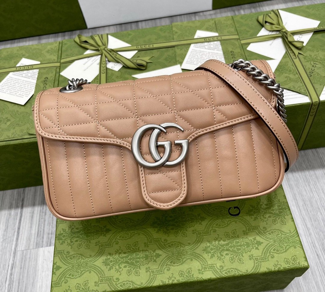 구찌 GUCCI 마몬트 마틀라세 스몰 숄더 백