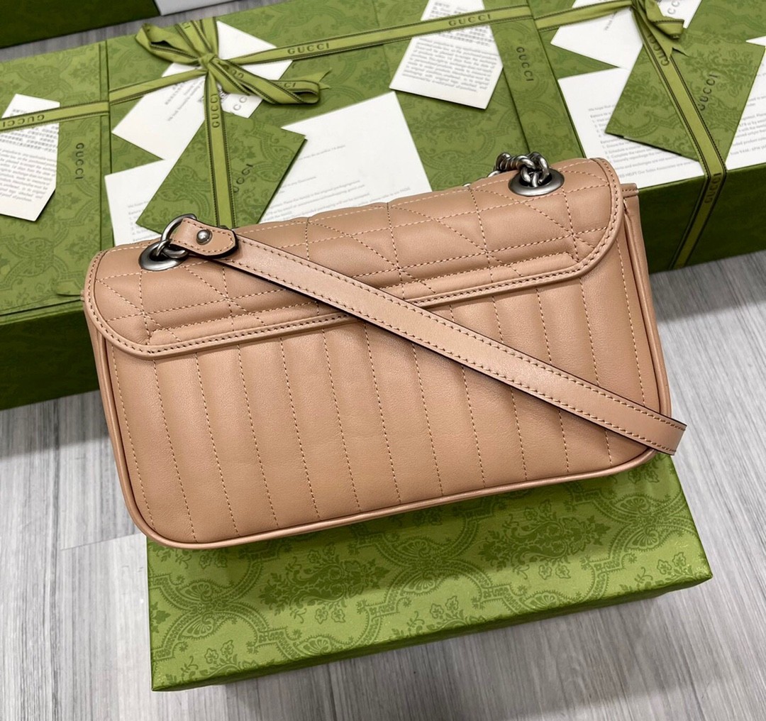 구찌 GUCCI 마몬트 마틀라세 스몰 숄더 백