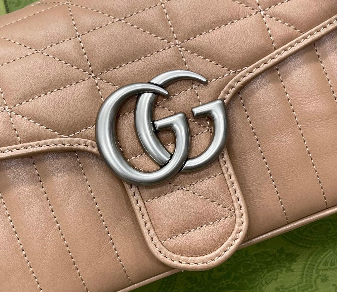 구찌 GUCCI 마몬트 마틀라세 스몰 숄더 백