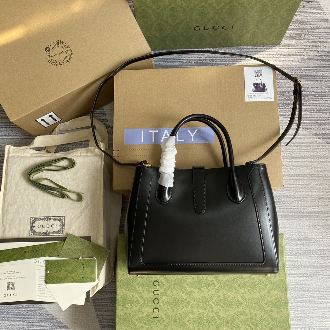 구찌 GUCCI 재키 1961 미디엄 토트백