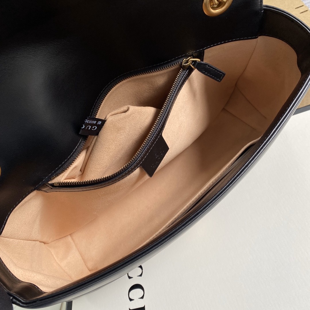 구찌 GUCCI 마몬트 마틀라세 미디움 숄더백