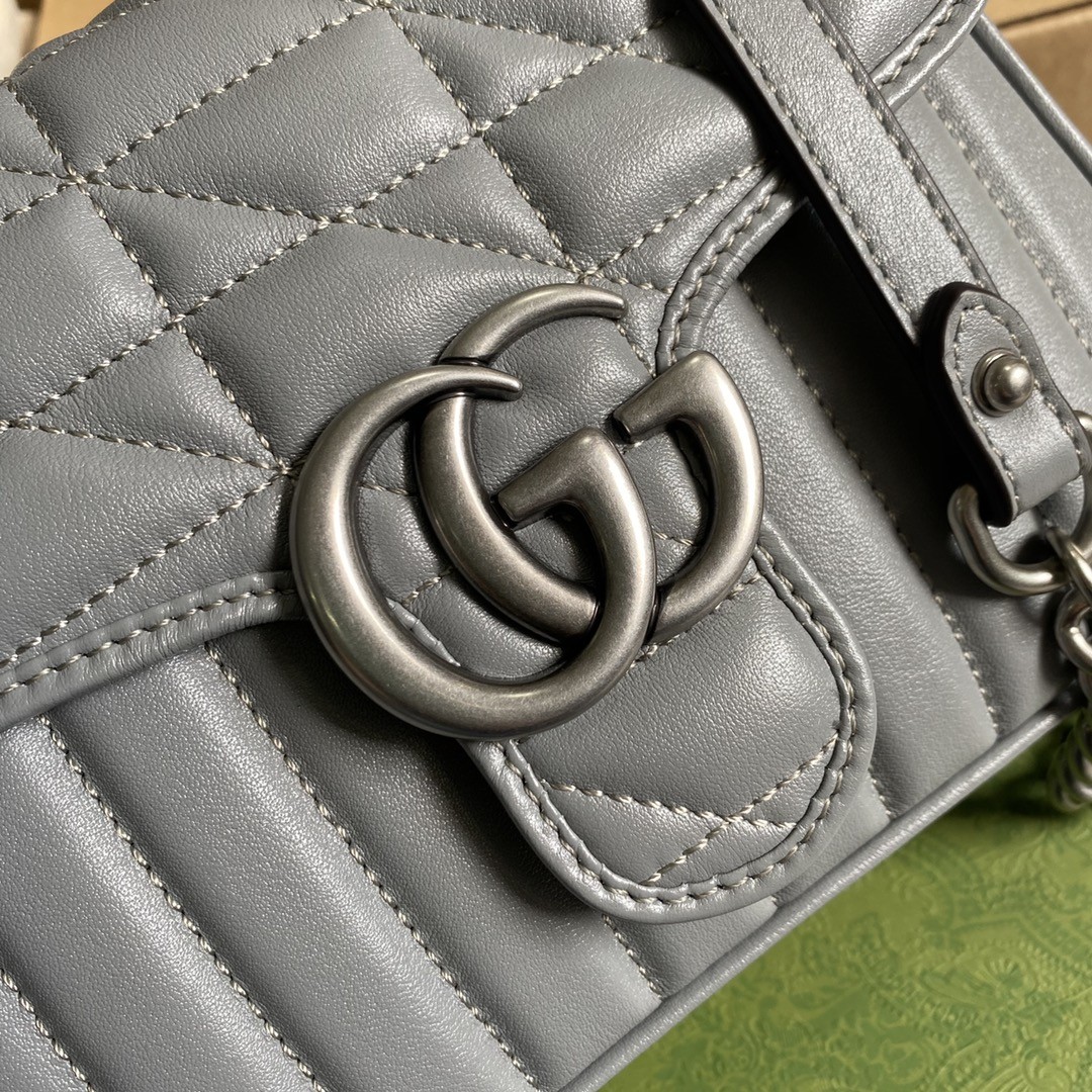 구찌 GUCCI 마몬트 미니 탑 핸들백