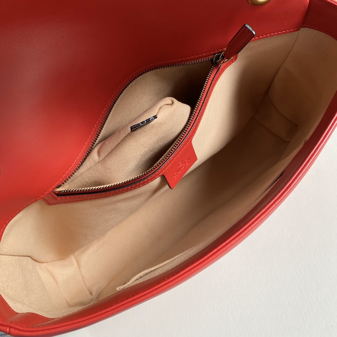 구찌 GUCCI GG 마몬트 미디움 마틀라세 숄더 백