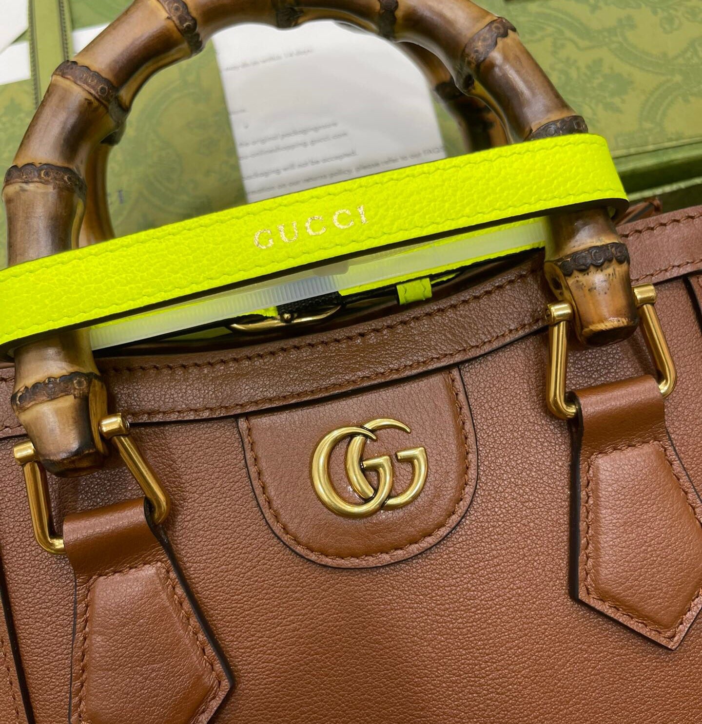 구찌 GUCCI 다이애나 미니 토트 백