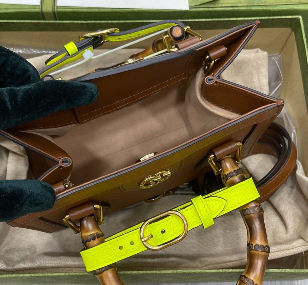 구찌 GUCCI 다이애나 미니 토트 백