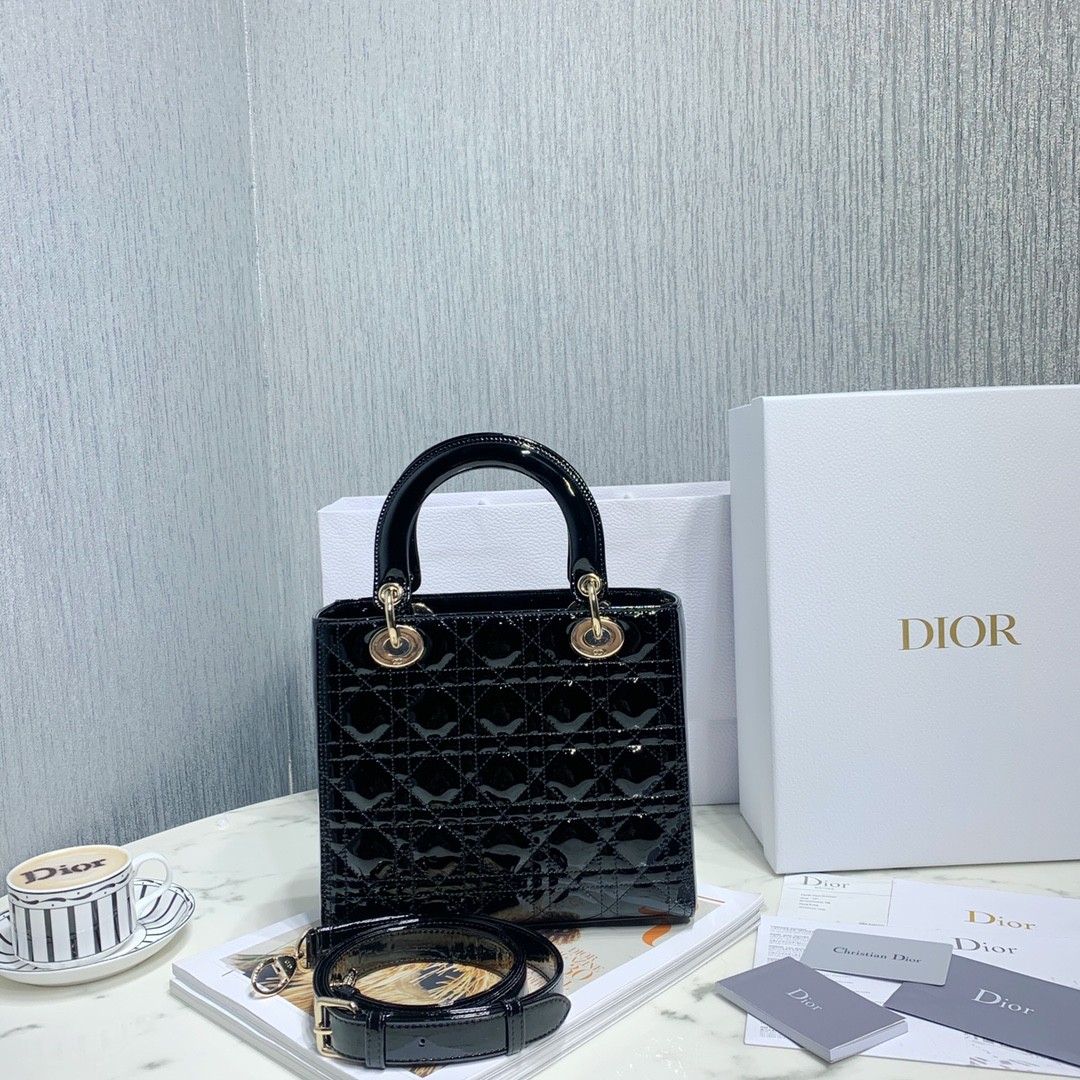 디올 DIOR 레이디 디-라이트 토트 백