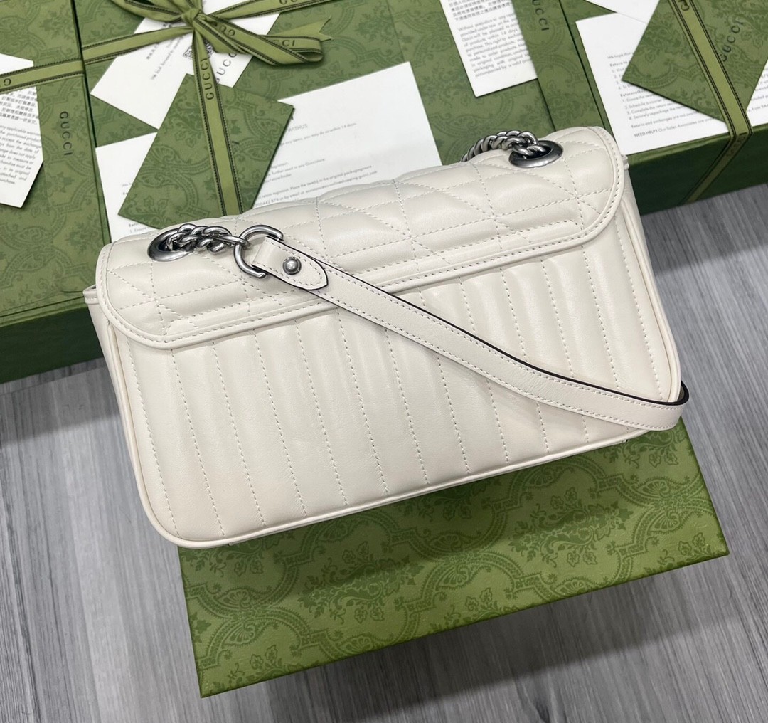 구찌 GUCCI 마몬트 마틀라세 스몰 숄더 백