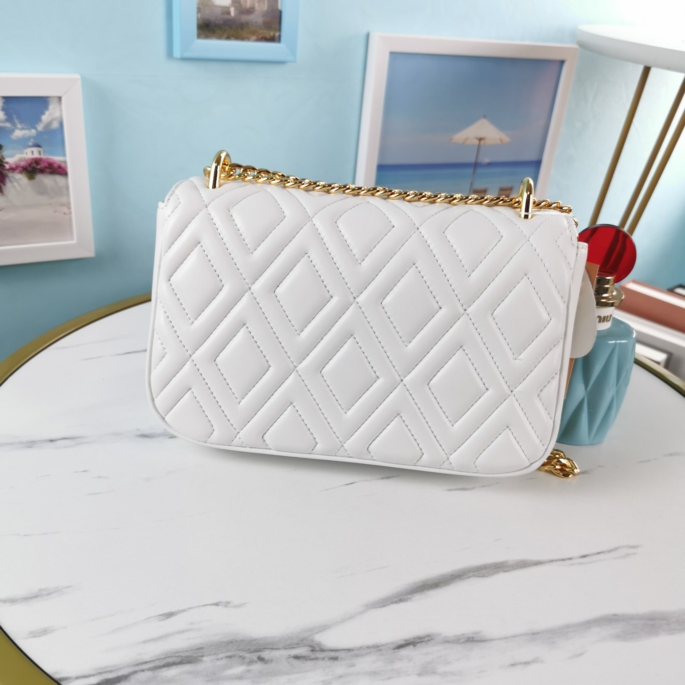 미우미우 마틀라세 체인 숄더백