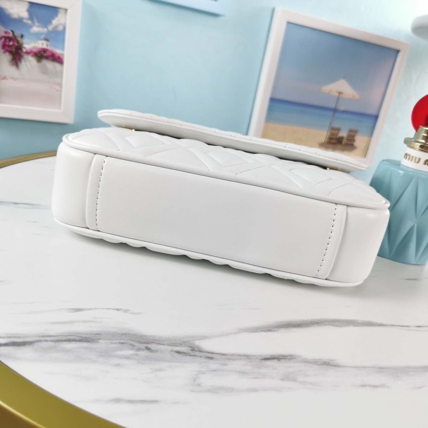 미우미우 마틀라세 체인 숄더백