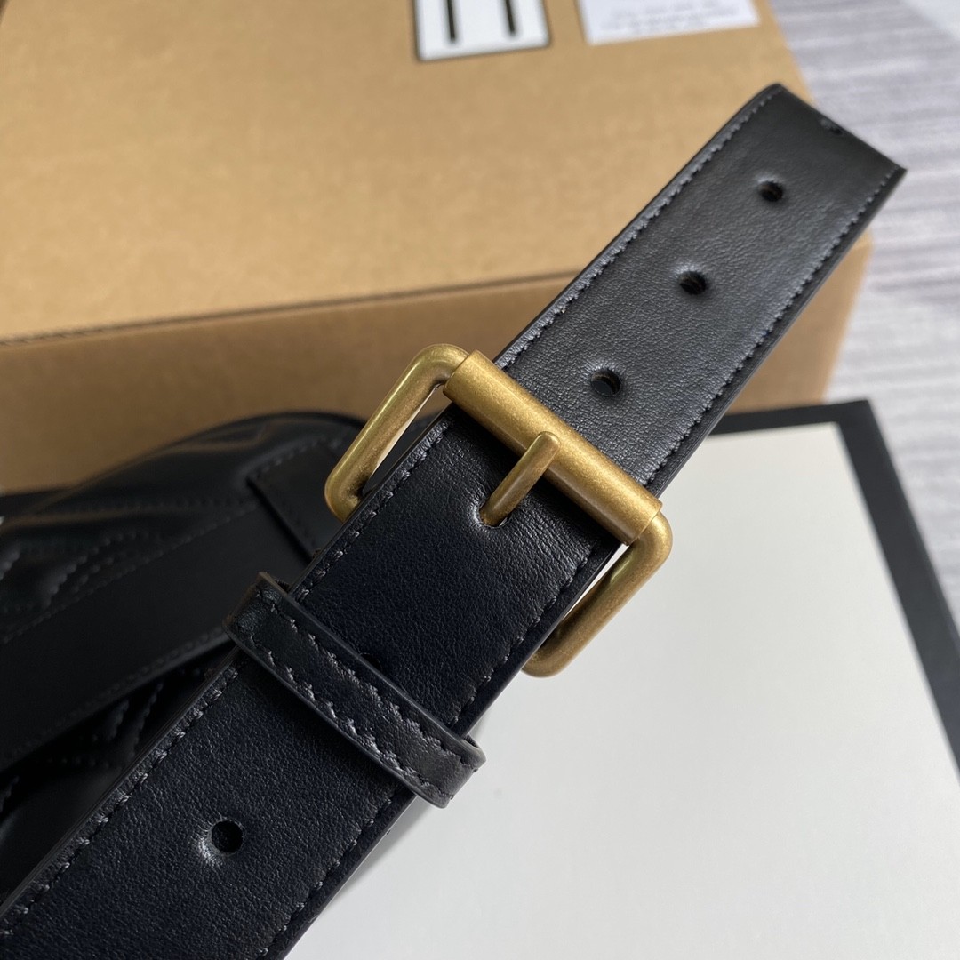 구찌 GUCCI GG 마몬드 마틀라세 벨트백