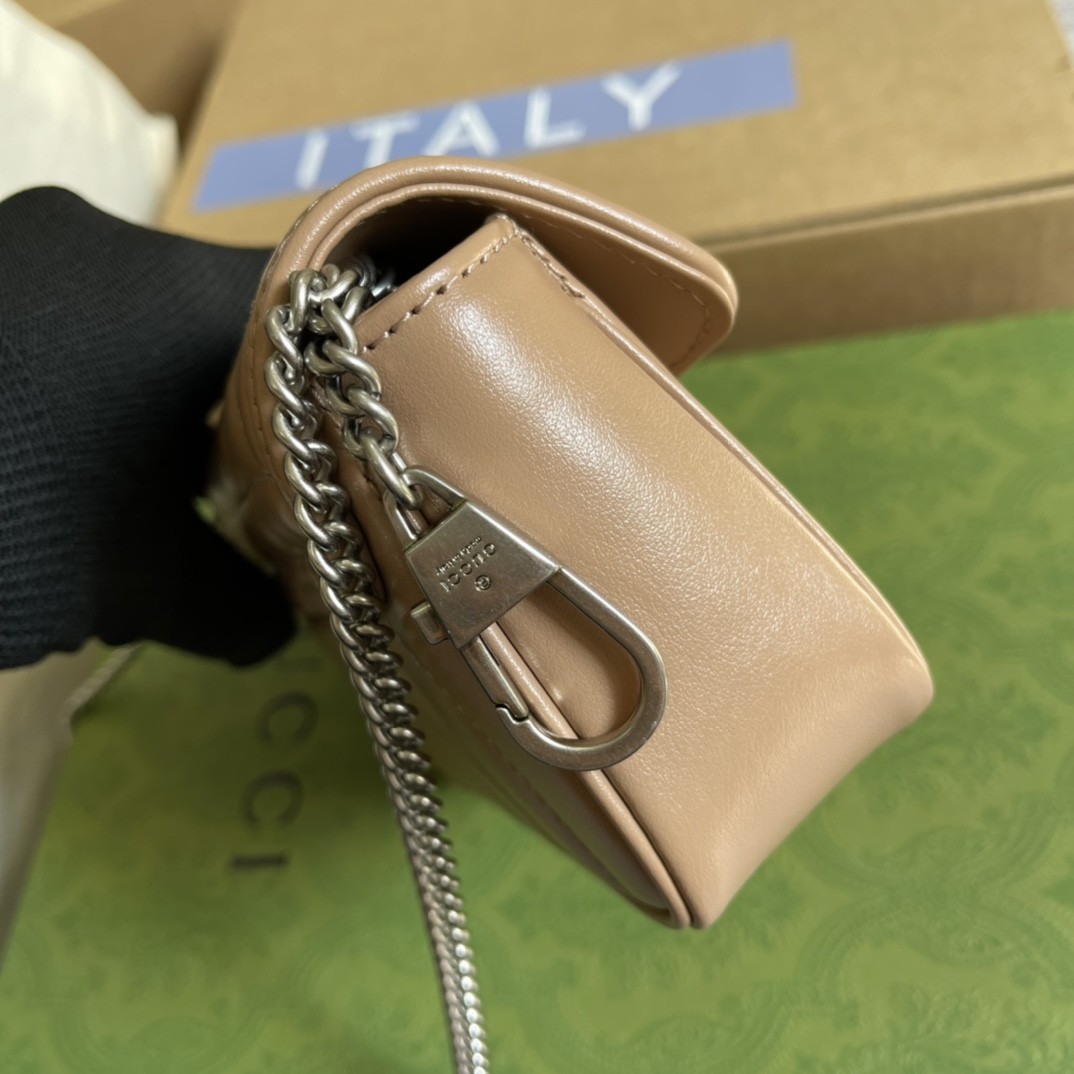 구찌 GUCCI 마몬트 마틀라세 슈퍼 미니 백