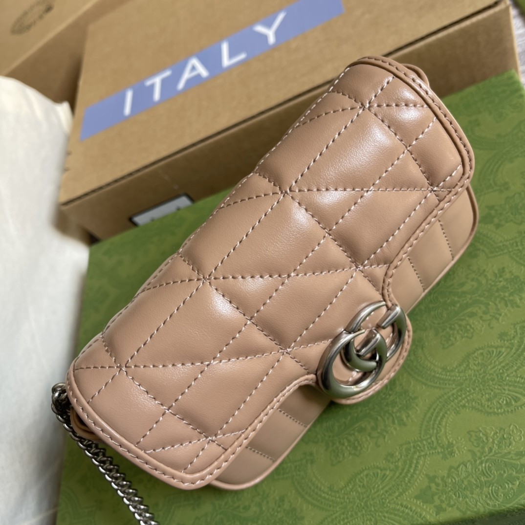 구찌 GUCCI 마몬트 마틀라세 슈퍼 미니 백