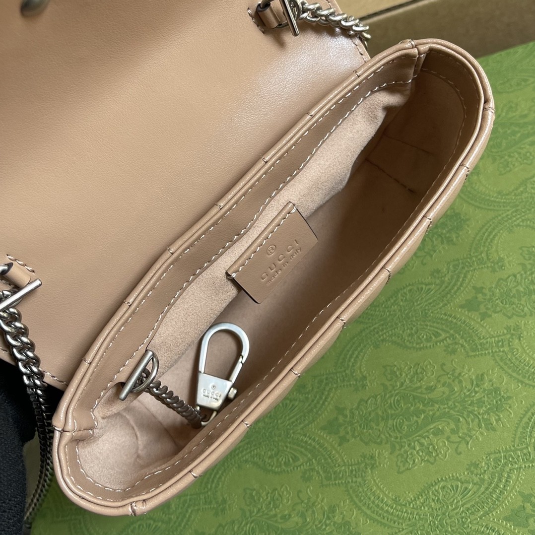 구찌 GUCCI 마몬트 마틀라세 슈퍼 미니 백