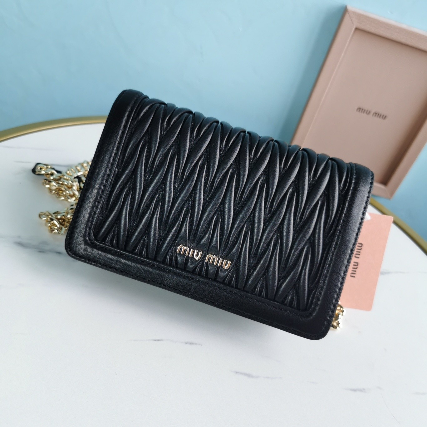 미우미우 여성 숄더 백