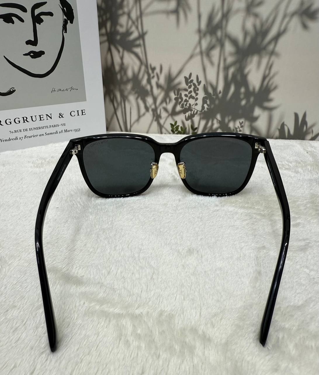 톰포드 선글라스 TF 891 블랙 뿔테 오버사이즈