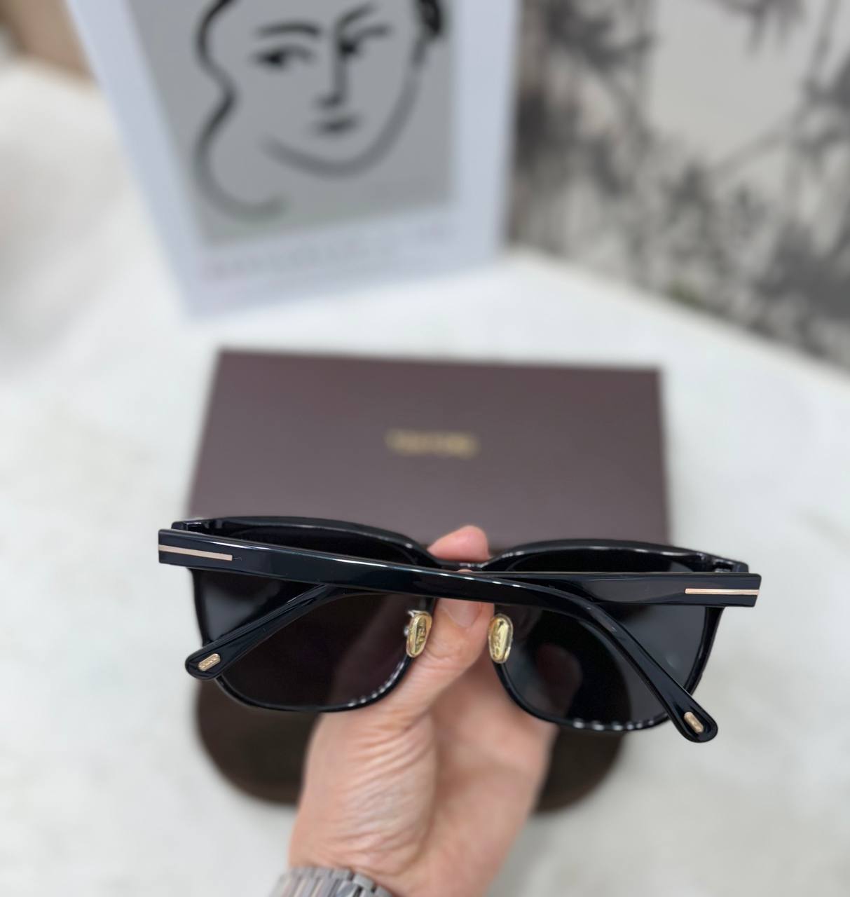 톰포드 선글라스 TF 891 블랙 뿔테 오버사이즈