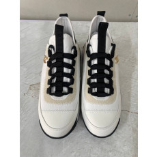 샤넬 운동화 믹스드파이버 스니커즈 화이트 금장