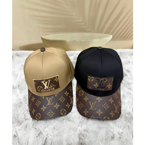 루이비통 가죽모자(블랙,베이지)