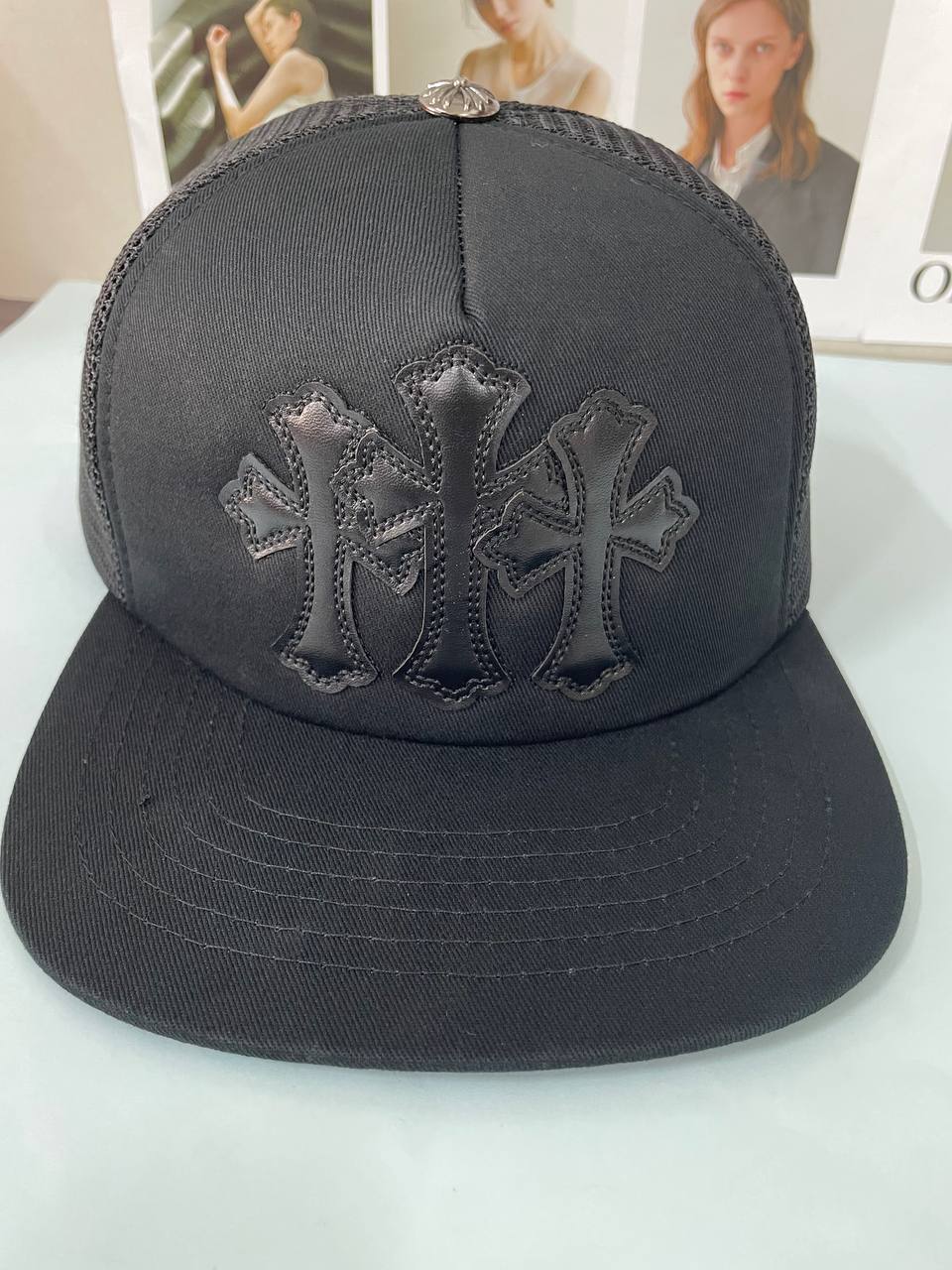 크롬하츠 매쉬캡모자(로고블랙,블랙,화이트,카모)