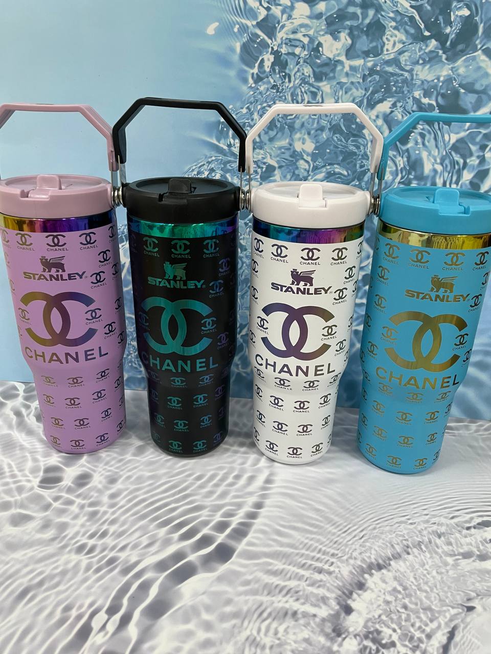 스탠리 887ml 샤넬 텀플러(블랙,화이트,퍼플,블루)