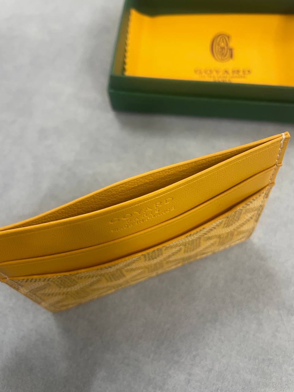 고야드 생쉴피스 카드지갑(옐로우,그린,블루)