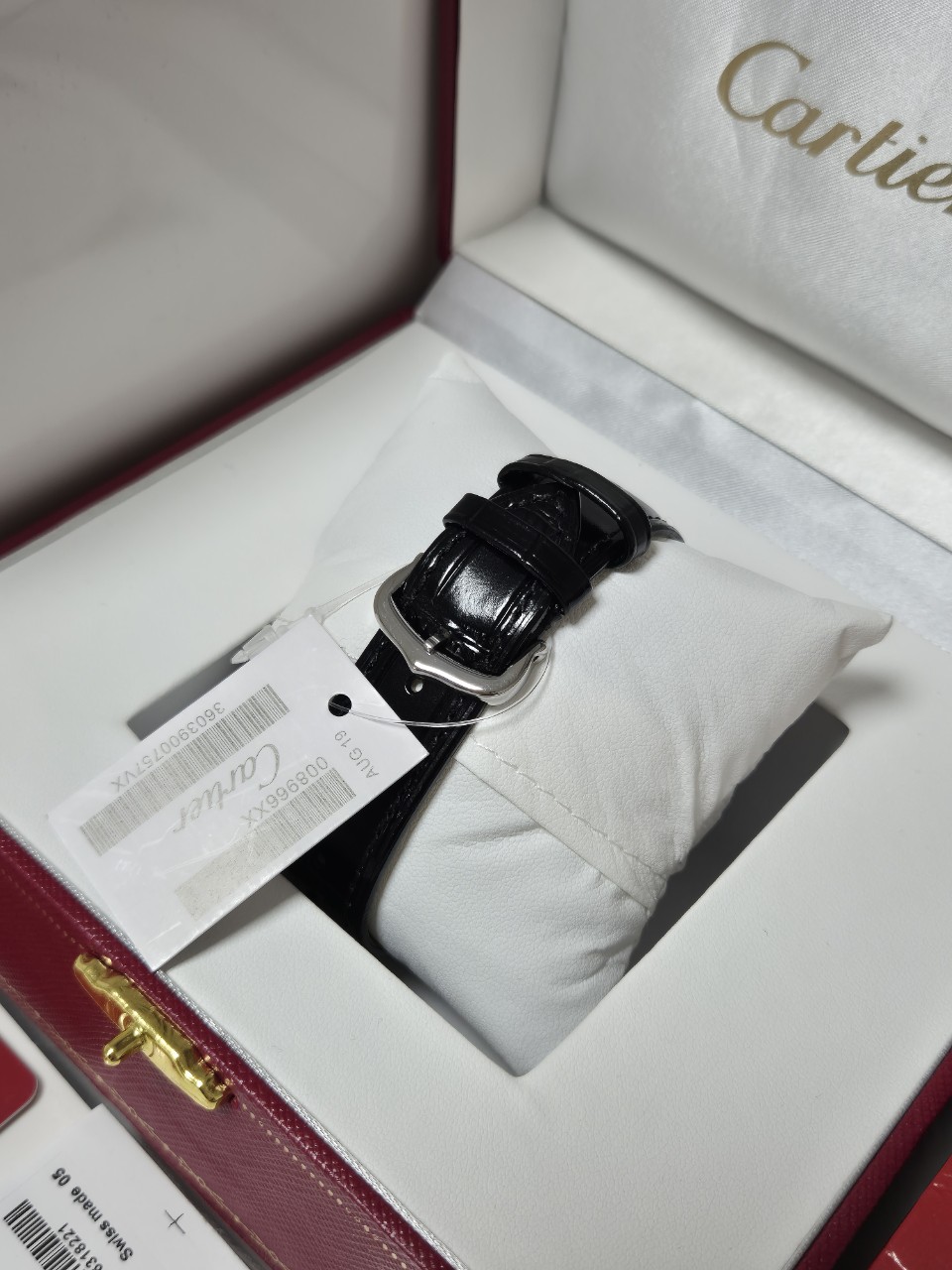 까르띠에 산토스 블랙 (남성)