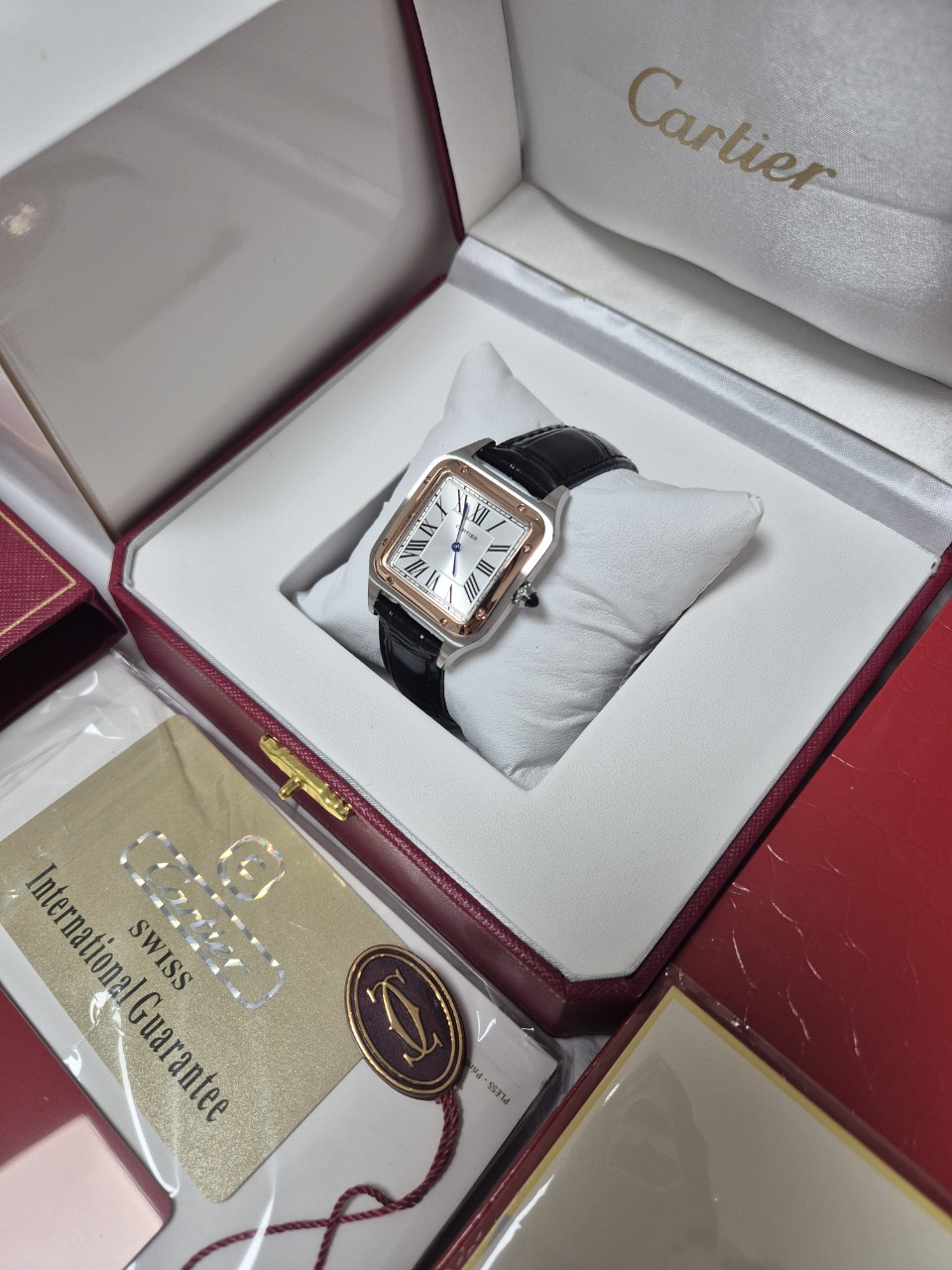 까르띠에 산토스 골드 (남성)