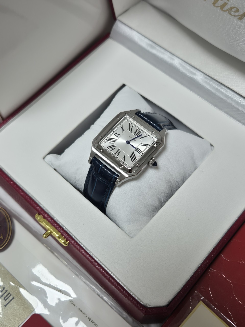 까르띠에 산토스 실버 (남성)