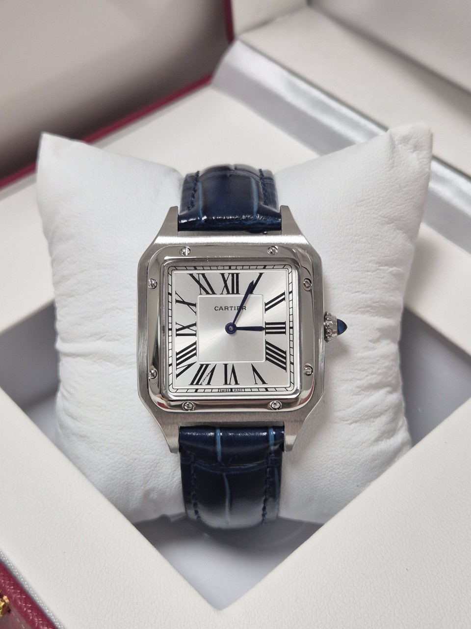 까르띠에 산토스 실버 (남성)