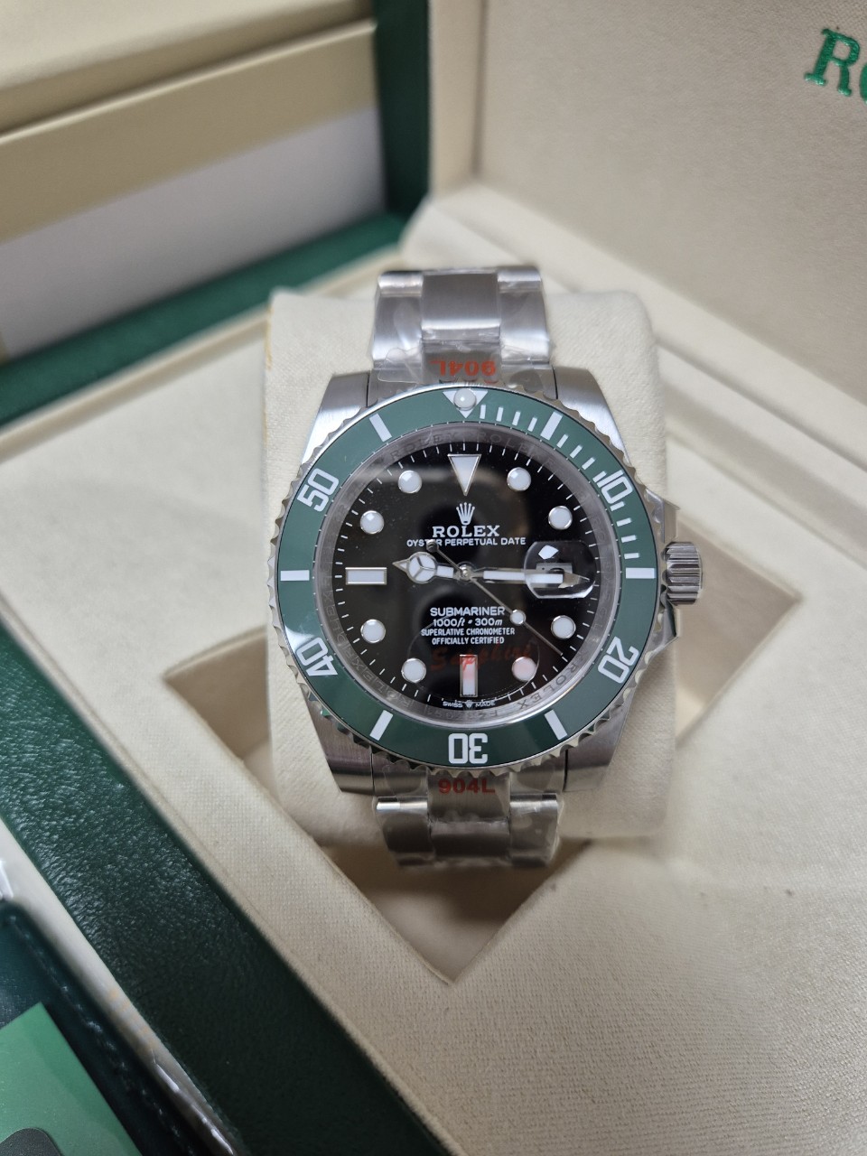 롤렉스 서브마리너 스타벅스 그린 (남성)