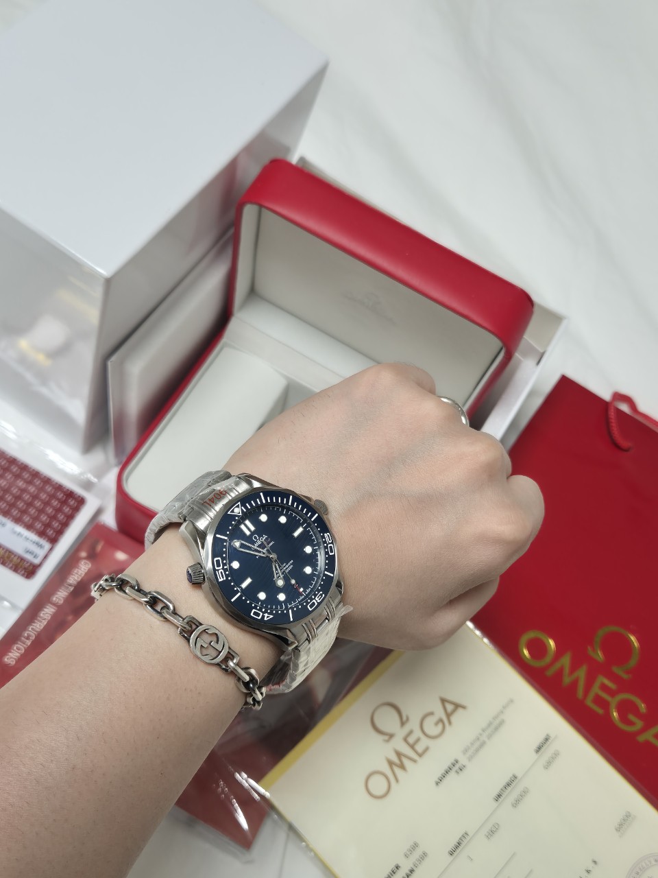 오메가 씨마스터 다이버300 블루(남성)